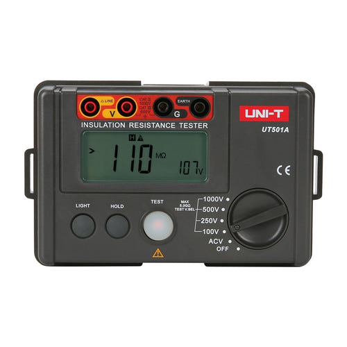 UNI-T UT501A - Testeur d'isolement (jusqu'à 1000 V, 5 GΩ)