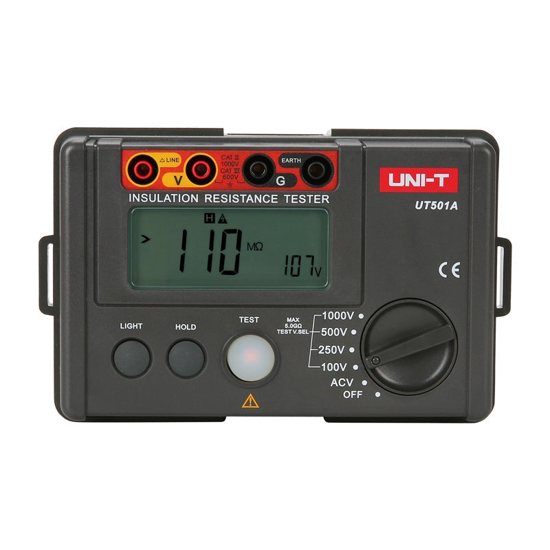 UNI-T UT501A - Testeur d'isolement (jusqu'à 1000 V, 5 GΩ) - visuel 1