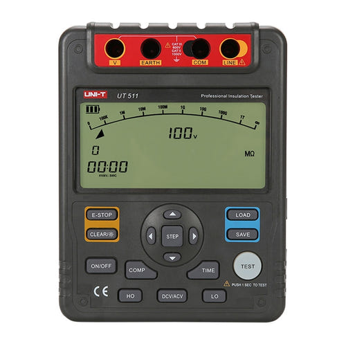 UNI-T UT511 - Testeur d'isolement haute tension (1000 V, 10 GΩ)