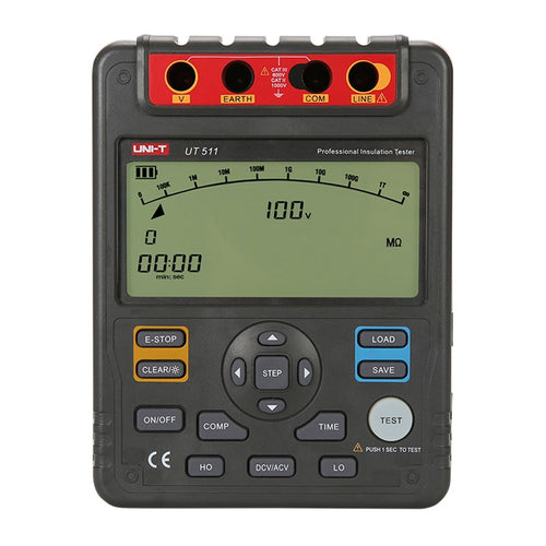 UNI-T UT511 - Testeur d'isolement haute tension (1000 V, 10 GΩ)