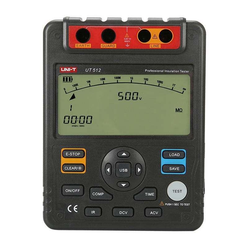 UNI-T UT512 - Contrôleur d'isolement haute tension (2500 V) - visuel 1