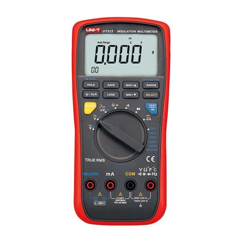 UNI-T UT533 - Testeur d'isolement et multimètre 2-en-1 (1000 V)