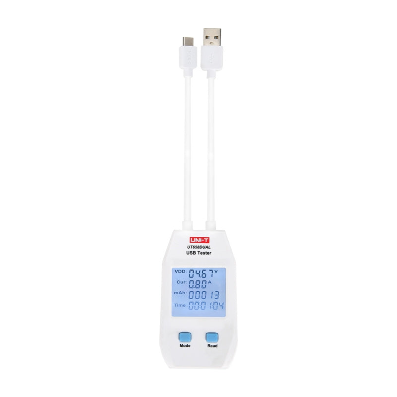 UNI-T UT658DUAL - Testeur USB-A et USB-C - visuel 1