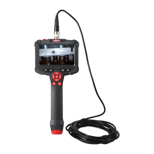 UNI-T UT665P - Endoscope d'inspection écran 4,3 pouces (câble 1 m) : sonde 8 mm souple