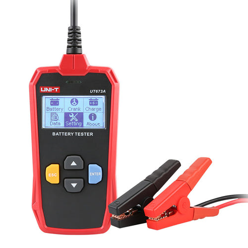 UNI-T UT673A - Testeur de batterie auto 12 V (vue 1)