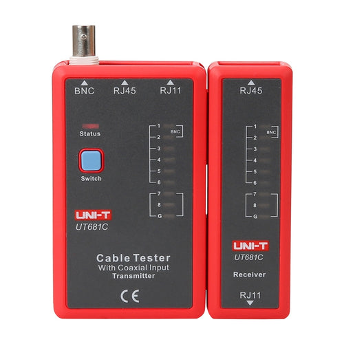 UNI-T UT681C - Testeur de câbles RJ45, RJ11 et BNC (vue 1)