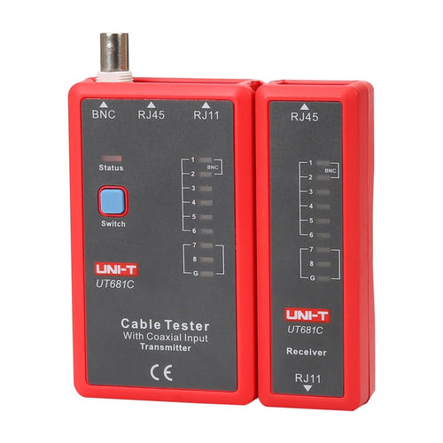 UNI-T UT681C - Testeur de câbles RJ45, RJ11 et BNC (vue 3)