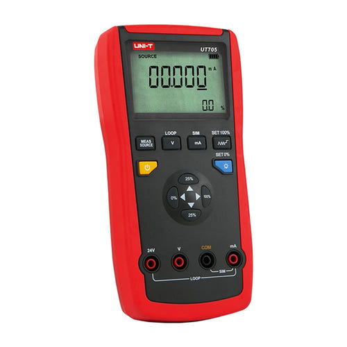 UNI-T UT705 - Calibrateur de process (boucle 4-20 mA) : façade boutons
