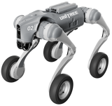 UNITREE Go2-W U1 - robot quadrupède à roues pour l'inspection et le développement - visuel 1
