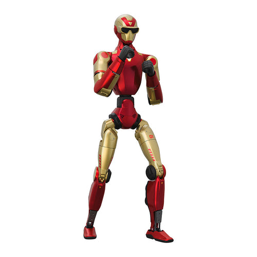 UNITREE R1 Basic Crismon Hero - robot humanoïde de 1,21 m à 24 degrés de liberté : rouge et or