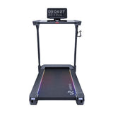 UREVO CyberMega - Tapis de course 20 km/h, moteur 4 ch, pente 12 %, noir : écran 13,8 pouces