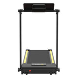 UREVO Foldi Mini - Tapis de course pliable 10 km/h, 12 programmes de fractionné, noir et orange : molette de pliage
