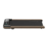 UREVO Spacewalk E4W - Tapis de course plat à finition effet bois, 12 cm, noir : épaisseur 12 cm
