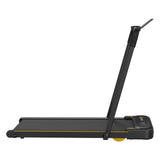 UREVO Strol 2E Smart - Tapis de course et de marche 2 en 1 pliable, noir : plié sous le lit