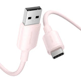Vention CTQPH - câble USB-A vers USB-C 3A 2 m rose : connecteurs
