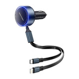 Vention FFOB0 - chargeur de voiture USB-C + câbles USB-C et Lightning 30 W : ports
