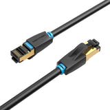 Vention IKABF - câble réseau Ethernet CAT8 RJ45 40 Gbps, 1 m noir : blindage sftp