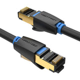 Vention IKABF - câble réseau Ethernet CAT8 RJ45 40 Gbps, 1 m noir : connecteur RJ45