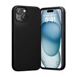 Vention KUFB0-20 - Coque silicone pour iPhone 15 Plus, noire : dos