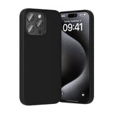 Vention KUFB0-40 - Coque silicone pour iPhone 15 Pro Max, noire : dos