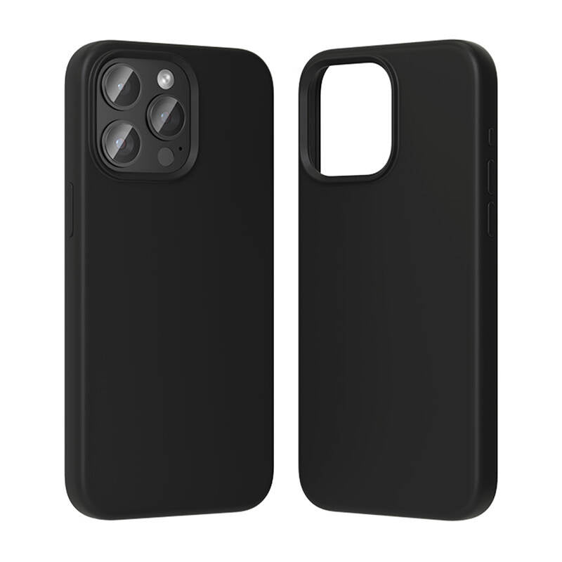 Vention KUFB0-40 - Coque silicone pour iPhone 15 Pro Max, noire - visuel 1