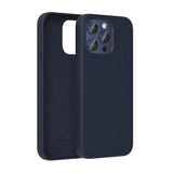 Vention KUFL0-30 - Coque silicone pour iPhone 15 Pro, bleue : dos