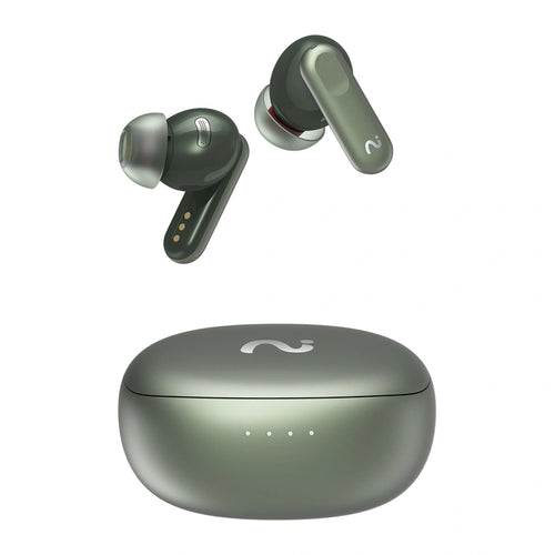 VIAIM Nano+ - Écouteurs sans fil ANC 45 dB avec enregistreur et transcription IA, vert - visuel 1
