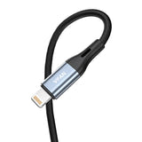 Vipfan L05 - Câble Lightning vers mini-jack 3,5 mm gris 1 m : connecteur Lightning vipfan l05