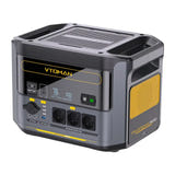 VTOMAN FlashSpeed 1500 - Station d'énergie portable 1408 Wh LiFePO4, 1500 W : prises et ports