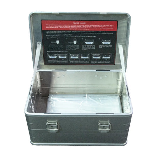 Waydoo EVO34 - étui de protection ignifugé pour batterie Powerflight : malette ignifugée aluminium batterie