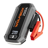 WOLFBOX MegaVolt 12 - booster de batterie 12 V 2000 A, 12 000 mAh, powerbank USB-C 30 W et lampe LED - visuel 1