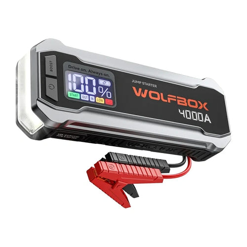 WOLFBOX MegaVolt 24 - booster de batterie 12 V 4000 A, 24 000 mAh, moteurs jusqu'à 10 L, powerbank 65 W - visuel 1