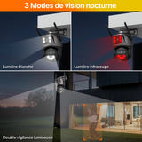 WONSDAR 4K PTZ - Caméra Wi-Fi double objectif à suivi automatique : surveillance extérieure IP66