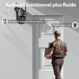 WONSDAR 4K PTZ - Caméra Wi-Fi double objectif à suivi automatique : vision nocturne infrarouge couleur