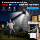 WONSDAR Caméra dôme PTZ triple objectif - Wi-Fi, suivi automatique et vision nocturne : extérieur IP66