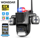 WONSDAR Caméra dôme PTZ triple objectif - Wi-Fi, suivi automatique et vision nocturne - visuel 1