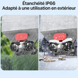 WONSDAR Caméra IP Wi-Fi 4 objectifs et 4 écrans - vision nocturne couleur et IP66 : WiFi 4 objectifs wonsdar 5