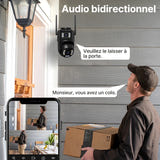WONSDAR - caméra PTZ wifi à double objectif et double écran, suivi automatique, vision nocturne couleur : vue 8