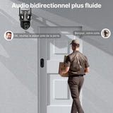 WONSDAR - caméra Wi-Fi PTZ d'extérieur à suivi automatique, vision nocturne couleur, IP66 : WiFi ptz wonsdar extérieur