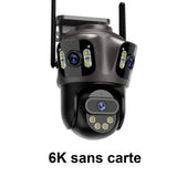 WONSDAR - caméra Wi-Fi PTZ d'extérieur à suivi automatique, vision nocturne couleur, IP66 : WiFi ptz wonsdar extérieur vue
