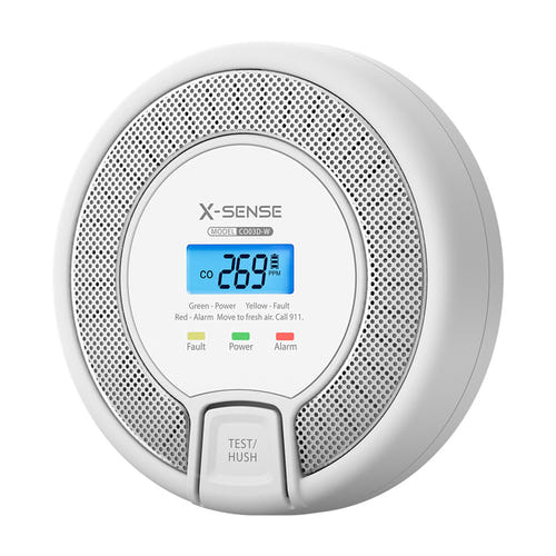 X-Sense CO03D-W Link+ - Détecteur de monoxyde de carbone interconnectable