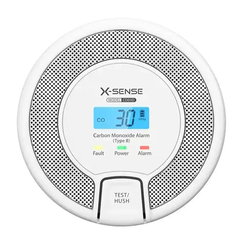 X-Sense CO03D - Détecteur de monoxyde de carbone à écran LCD