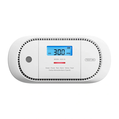 X-Sense XC01-R - détecteur de monoxyde de carbone autonome à écran LCD : co autonome écran ppm