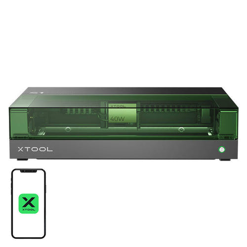 xTool S1 40W - Graveur et découpeur laser 2 en 1 (noir)