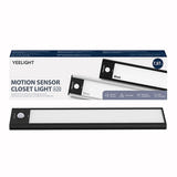 Yeelight Closet Light A20 - Réglette à détecteur 20 cm, noir 2700 K : placard intérieur sombre
