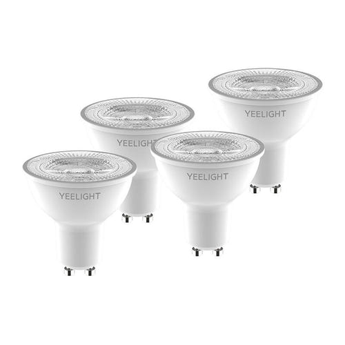 Yeelight GU10 W1 - Lot de 4 ampoules LED connectées à intensité variable