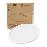 Yeelight C2201C235 - Plafonnier connecté 18 W avec halo couleur : éclairage salle de bain