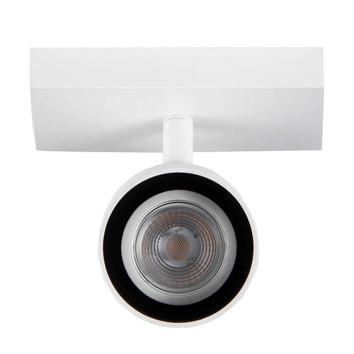 Yeelight YLDDL-0083 - spot de plafond connecté orientable, 1 lampe, blanc : vue de face