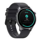 Zeblaze Btalk 3 GPS - Montre connectée AMOLED avec GPS grise : bracelet silicone