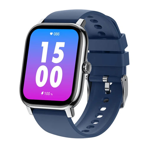 Zeblaze Btalk Pro - Montre connectée argentée 1,91 pouce avec appels : argent face